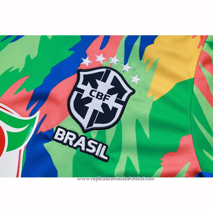 Fato de Treino Brasil 2025-2026 Manga Curta Camuflaje - Calcas Curta